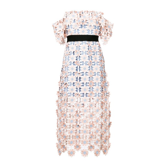 self portrait pink dress